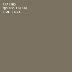 #7A7160 - Limed Ash Color Image